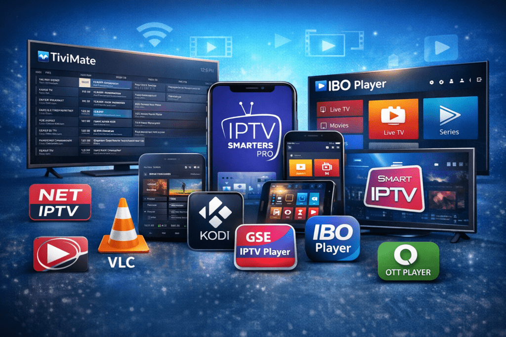 أفضل تطبيقات iptv لتشغيل الاشتراكات على جميع الأجهزة (موبايل – شاشة ذكية – كمبيوتر)